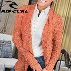 Ripcurl LooseKnit Venice Cardigan Sweater Soft Peach/Coral S